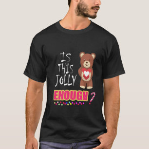 Camiseta Winnie O Pooh É Um Teatro De Natal Jolly O Suficie