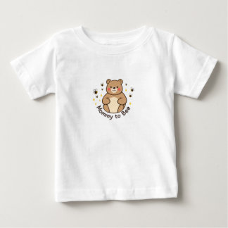 Camiseta Winnie the Pooh Baby Shower Mommy to Bee Cute Bear