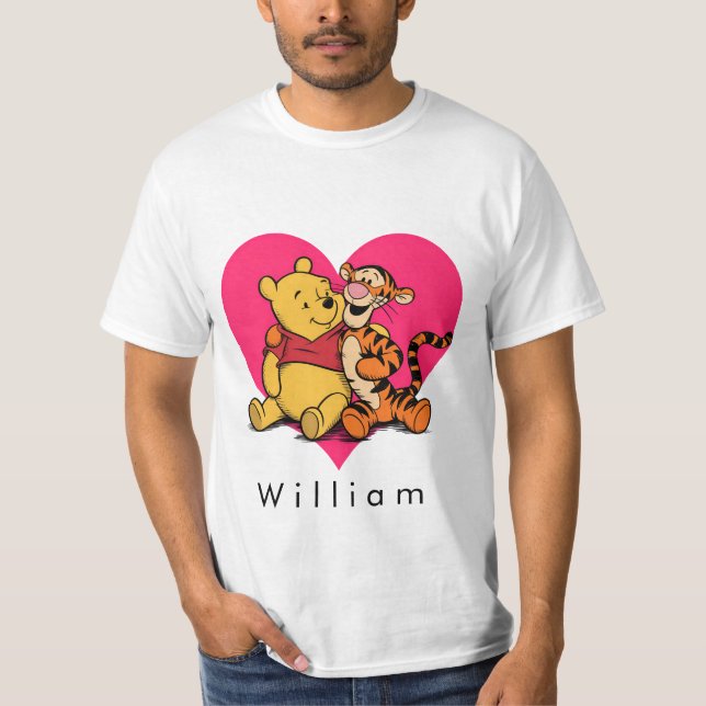 Camiseta Winnie the Pooh & Tigger Doce (Frente)