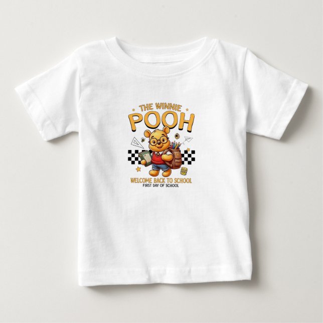 Camiseta Winnie the Pooh Volta às Aulas (Frente)