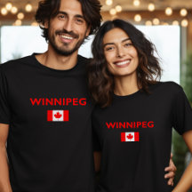Winnipeg Canadá Bandeira Canadense Cor Escura
