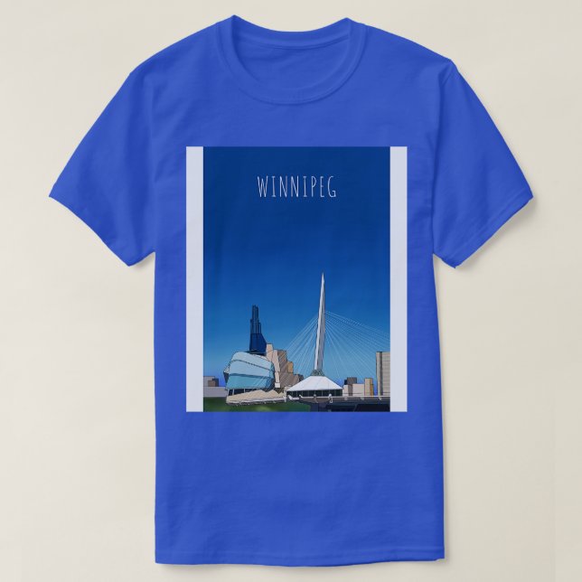 Camiseta Winnipeg Manitoba Canadá (Frente do Design)