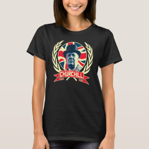 Camiseta Winston Churchill British Flag Pride