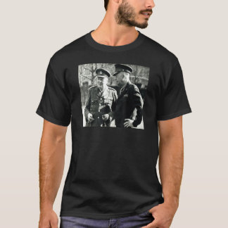 Camiseta Winston Churchill Eisenhower Clássico Ww2 da Guerr