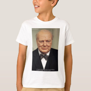 Camiseta Winston Churchill Falhas Dons de Cota de Sabedoria