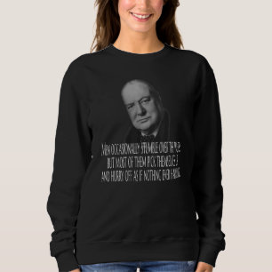 Camiseta Winston Churchill Ocasionalmente Se Debruça Sobre