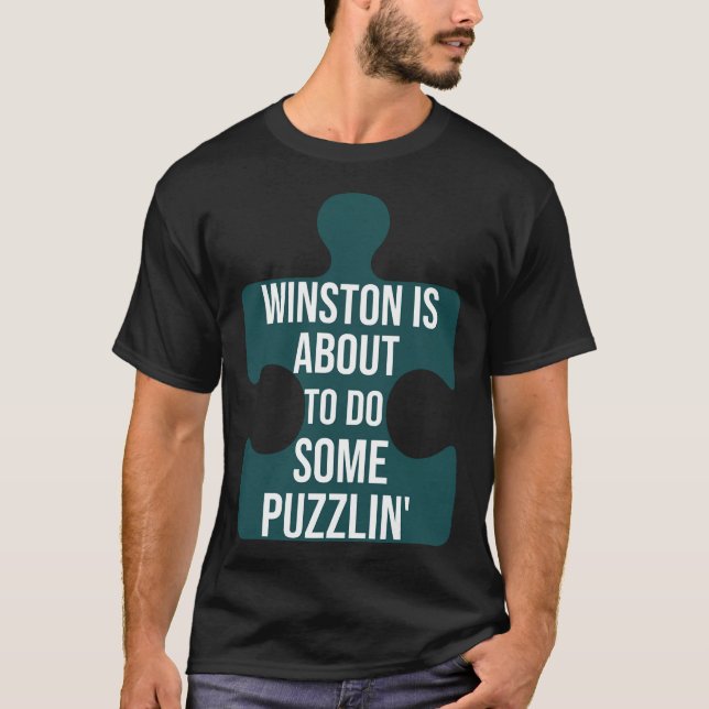 Camiseta Winston está prestes a fazer uma nova aula de moça (Frente)