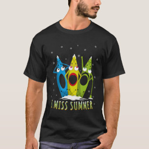 Camiseta Winter Kayaking Snow Kayaker Gift I Miss Summer Fu