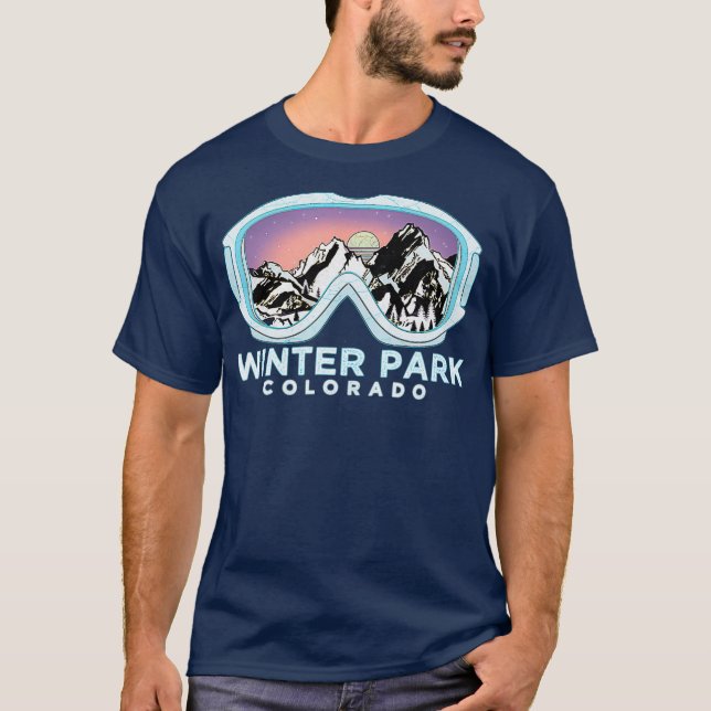 Camiseta Winter Park Ski Design Winter Park CO Skiing (Frente)