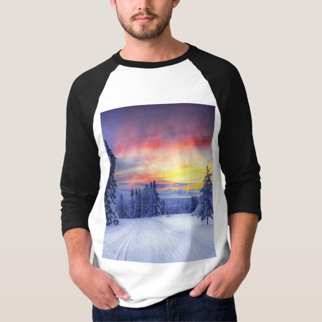 Camiseta Winter scenery  (Frente)