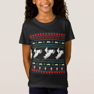 Camiseta Winter Sports Ugly Sweater Winter Snowmobile Chris