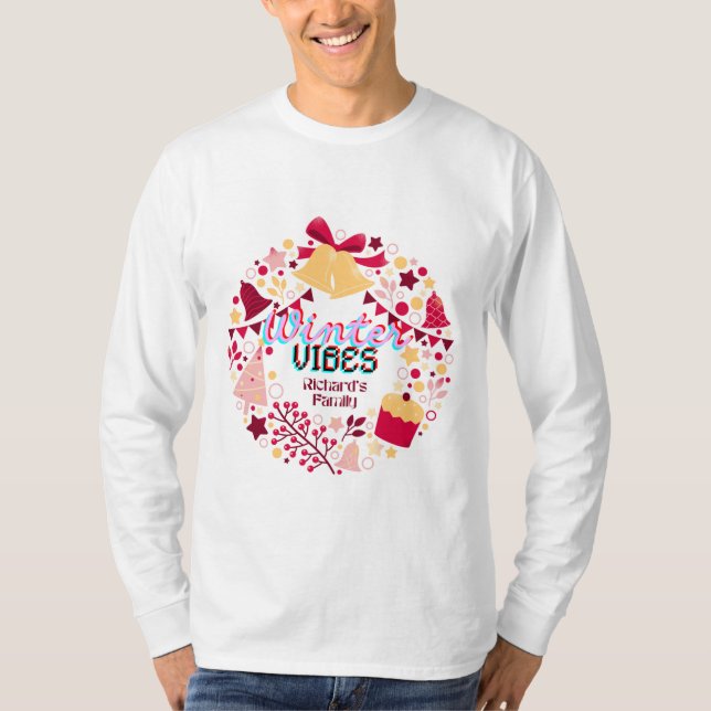 Camiseta Winter Vibes Basic Long Sleeve T-Shir (Frente)