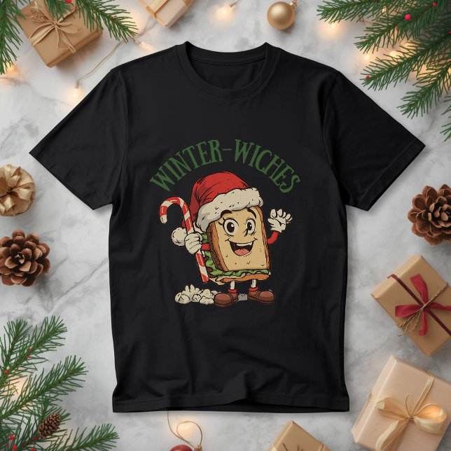Camiseta Winter-Wiches – Funny Christmas Sandwich Pun (Criador carregado)