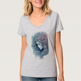 Camiseta Winter Woman Fashion Illustration