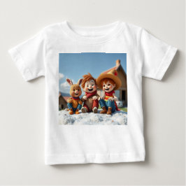 Camiseta Winterfreunde im Glück
