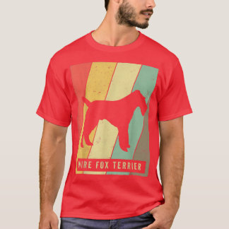 Camiseta Wire Fo Terrier Dog Retro Vintage