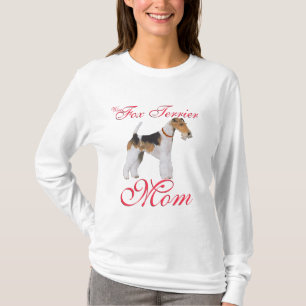 Camiseta Wire Fox Terrier Dia das Mães