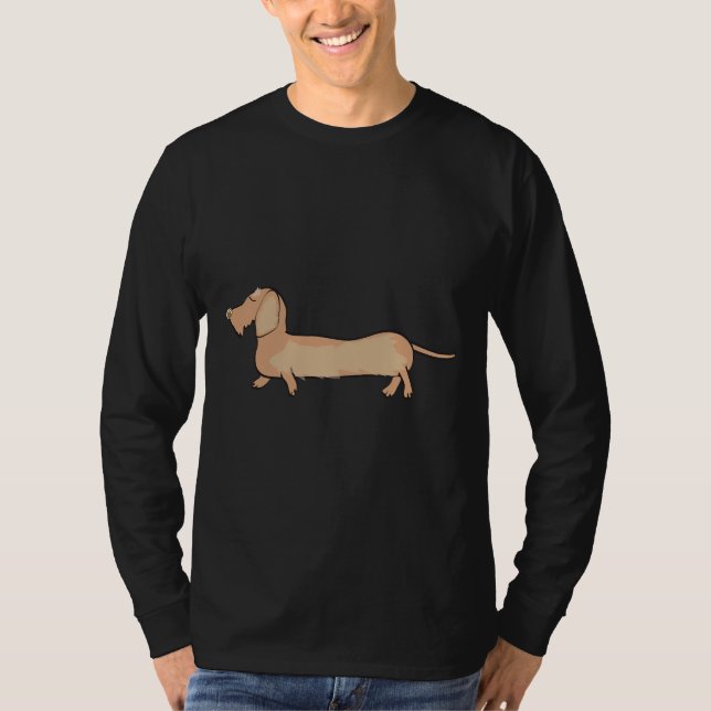 Camiseta Wired Dachshund (Frente)