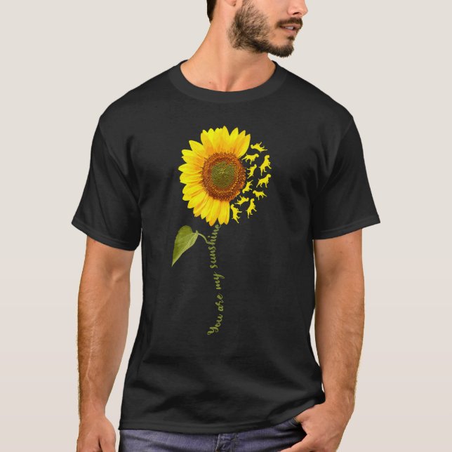 Camiseta Wirehaired Pointing Griffon Sunflower (Frente)