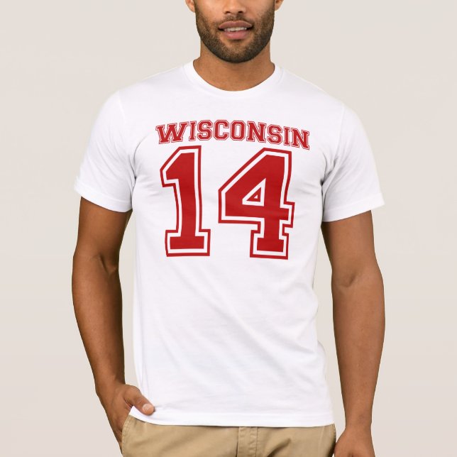 Camiseta Wisconsin 14 (Frente)