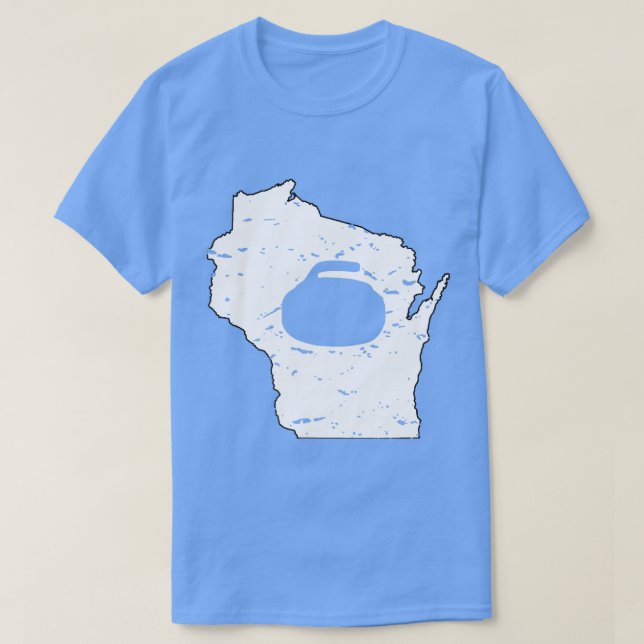 Camiseta Wisconsin Curling WI (Frente do Design)