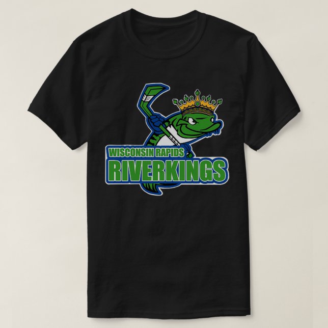 Camiseta Wisconsin Rapids Riverkings (Frente do Design)