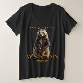 Camiseta Wisconsin Territory Animal O Badger
