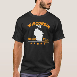 Camiseta Wisconsin The Badger State