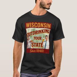 Camiseta Wisconsin Tomando o seu Estado fora do ar desde 18