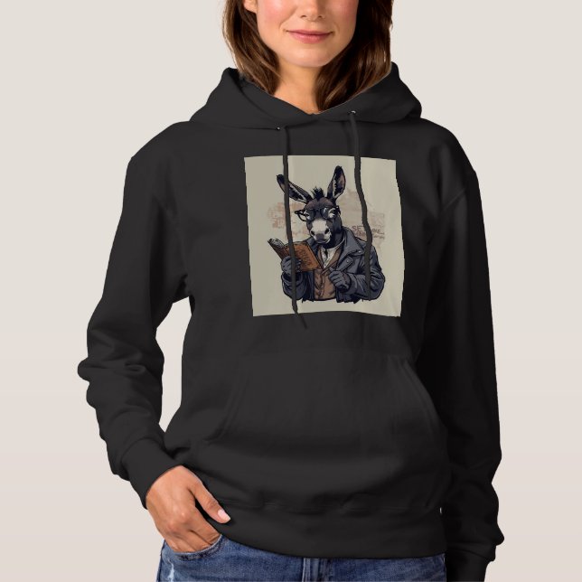 Camiseta Wise Donkey — Hoodie (Frente)