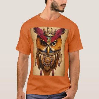 Camiseta Wise Owl Shaman T-Shirt, com inspiração americana
