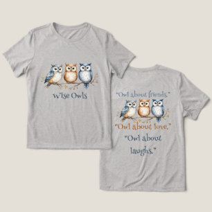 Camiseta Wise Owls