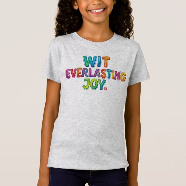 Camiseta Wit Everlasting Joy – Humor Atemporal (Frente)