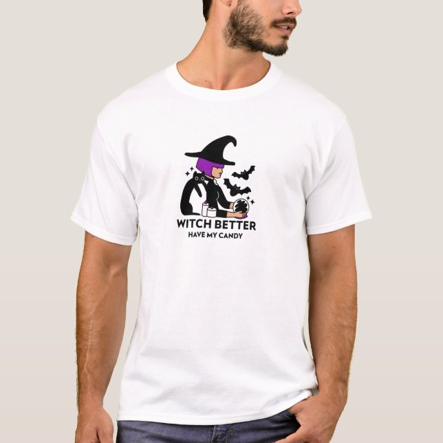 Camiseta Witch candy  (Frente)