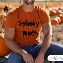 Witch, funny Halloween shirt for men,spooky season