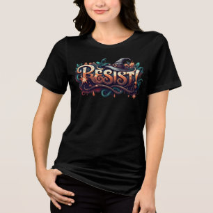 Camiseta Witch Hat RESIST, junte-se à Resistência à Bruxa
