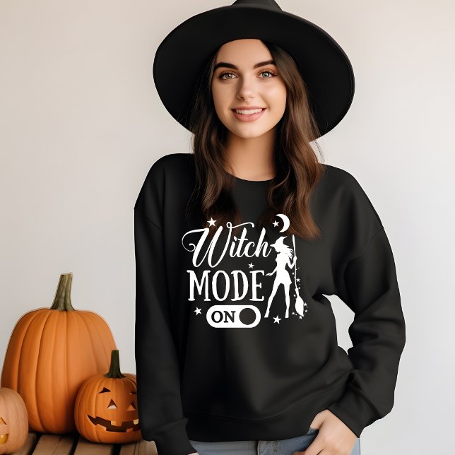 Camiseta Witch Mode On, Funny Gift for her Halloween (Criador carregado)