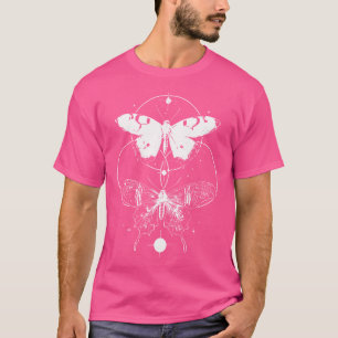 Camiseta Witchcore Lepidoptera Butterfly Moth Insett Astron