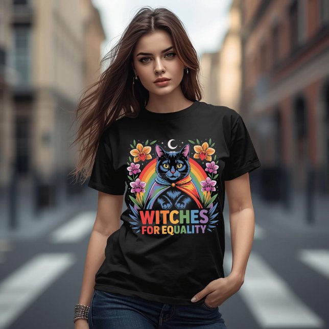 Camiseta Witches For Equality Feminist (Criador carregado)