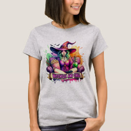 Camiseta "Witchflix and Chill – Fun Witch Design for Hallow