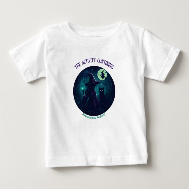 Camiseta Witchy design on light kids clothes (Frente)
