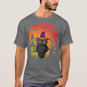 Camiseta Witchy Gifts Halloween Owl Mansion Witchcr