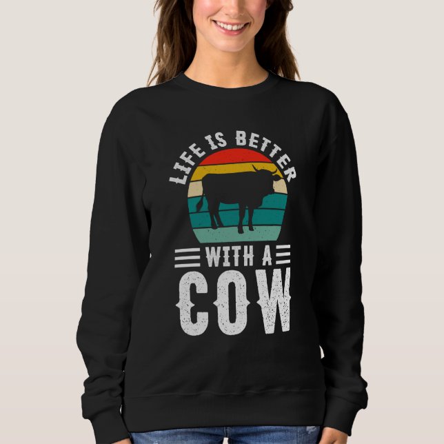 Camiseta With A Cow (Frente)