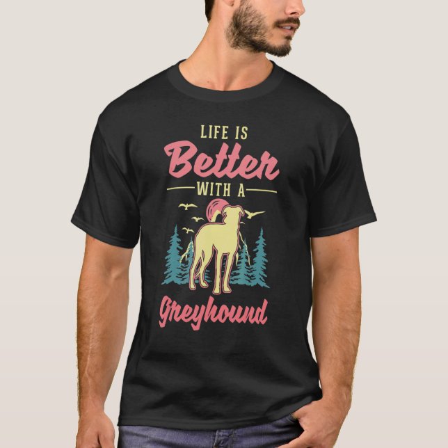 Camiseta with a Greyhound Whippet Galgo (Frente)