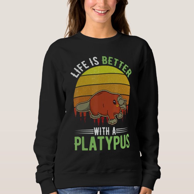 Camiseta with a Platypus 1 (Frente)