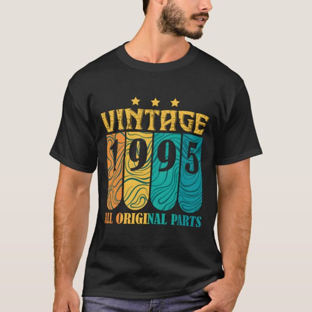 Camiseta With All Original P And Born In 1995 (Frente)