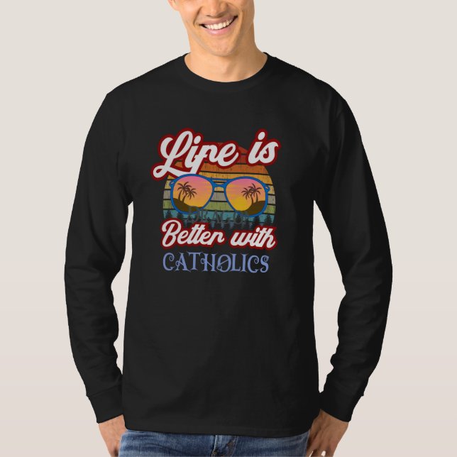 Camiseta with Catholics Traditional Catholic Prayer (Frente)