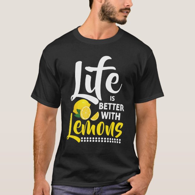 Camiseta With Lemons  Lemon Juice  Lemonade (Frente)