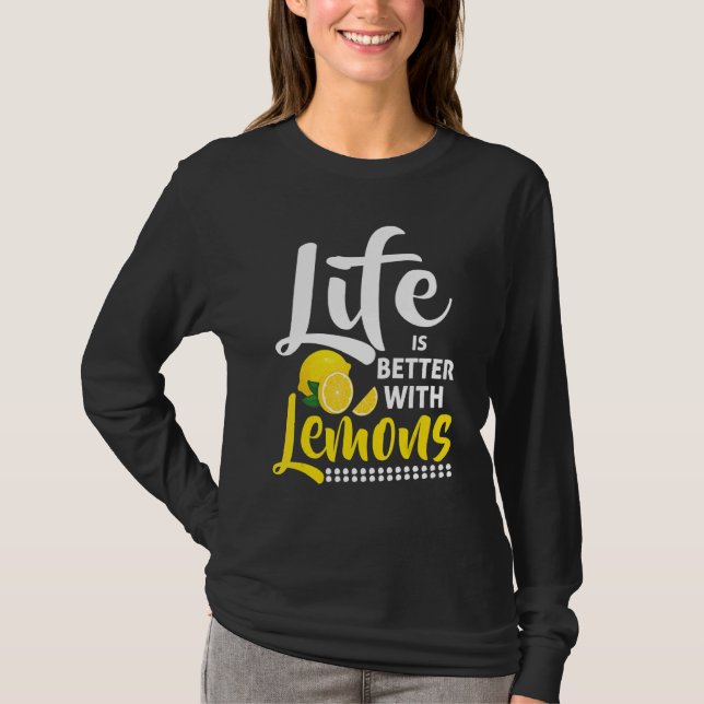 Camiseta With Lemons  Lemon Juice  Lemonade (Frente)