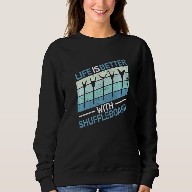 Camiseta with Shuffleboard vintage Shuffleboarding (Frente)